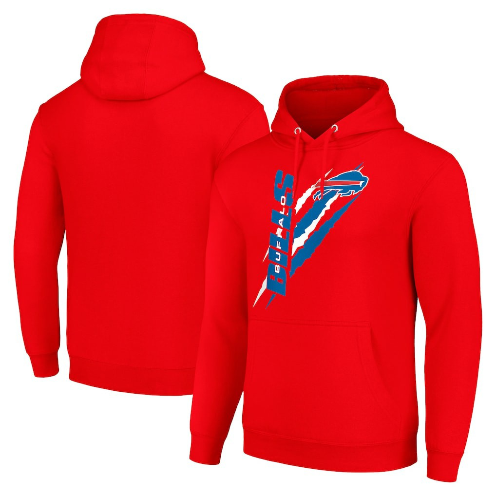 Buffalo Bills Starter Unisex Color Scratch Fleece Pullover Hoodie | NFL US