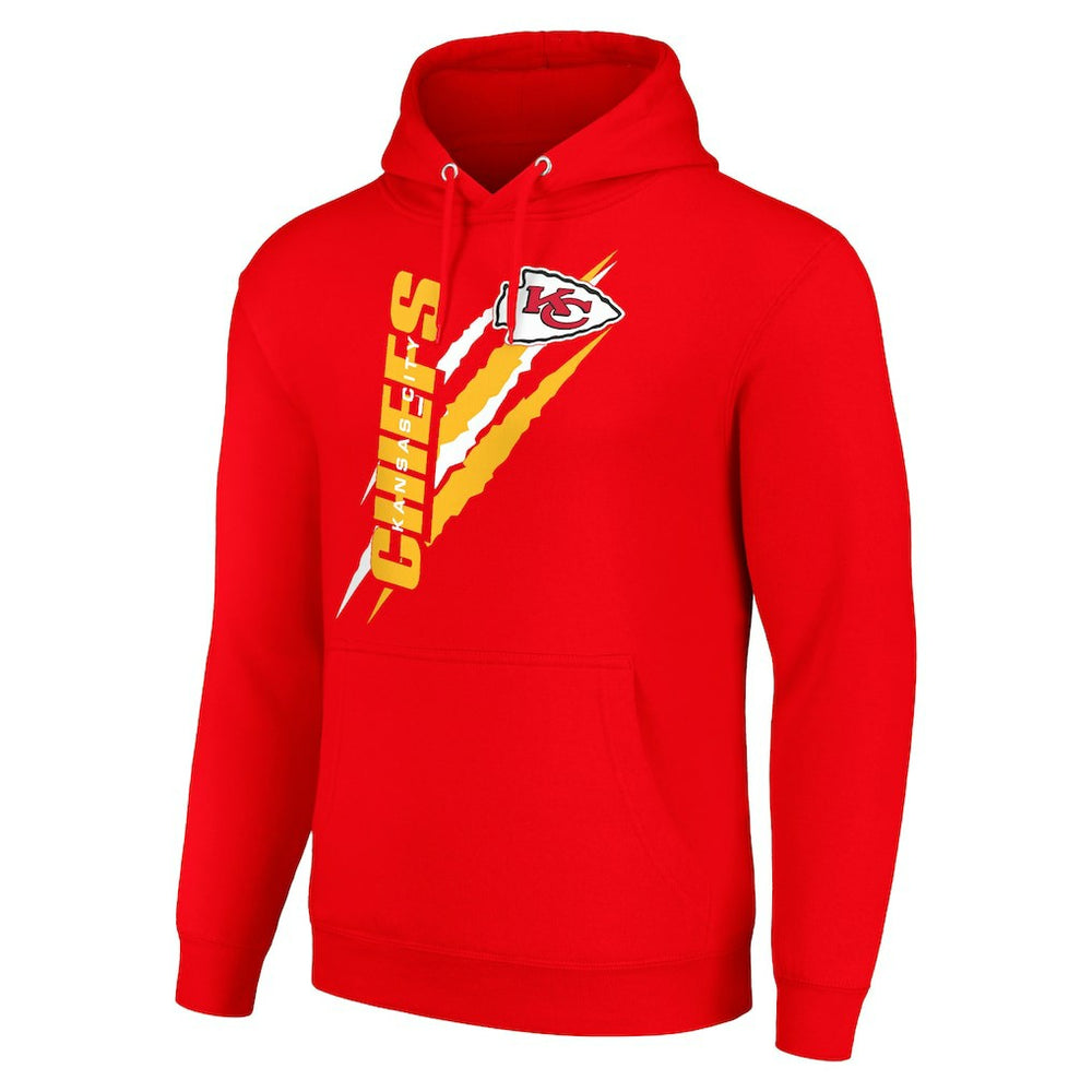 Kansas City Chiefs Starter Unisex Color Scratch Fleece Pullover Hoodie | NFL Outlet