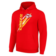 Kansas City Chiefs Starter Unisex Color Scratch Fleece Pullover Hoodie | NFL Outlet