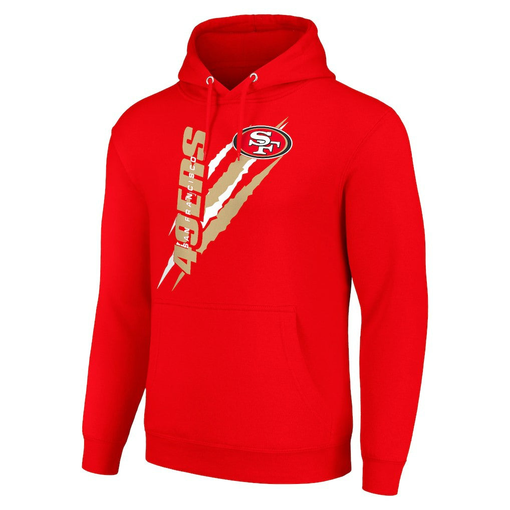 San Francisco 49ers Starter Unisex Color Scratch Fleece Pullover Hoodie | NFL On sale