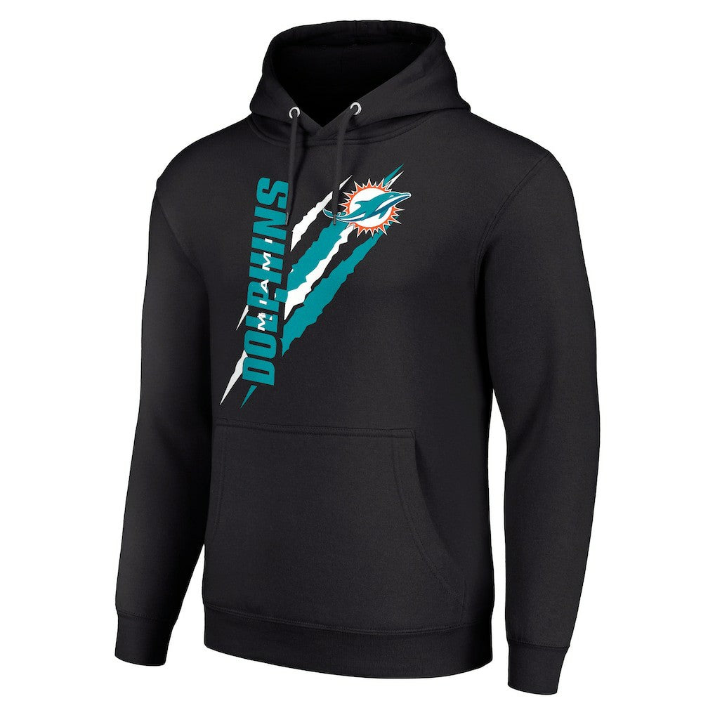 Miami Dolphins Starter Unisex Color Scratch Fleece Pullover Hoodie | NFL New