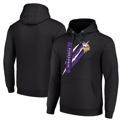 Minnesota Vikings Starter Unisex Color Scratch Fleece Pullover Hoodie | NFL Hot