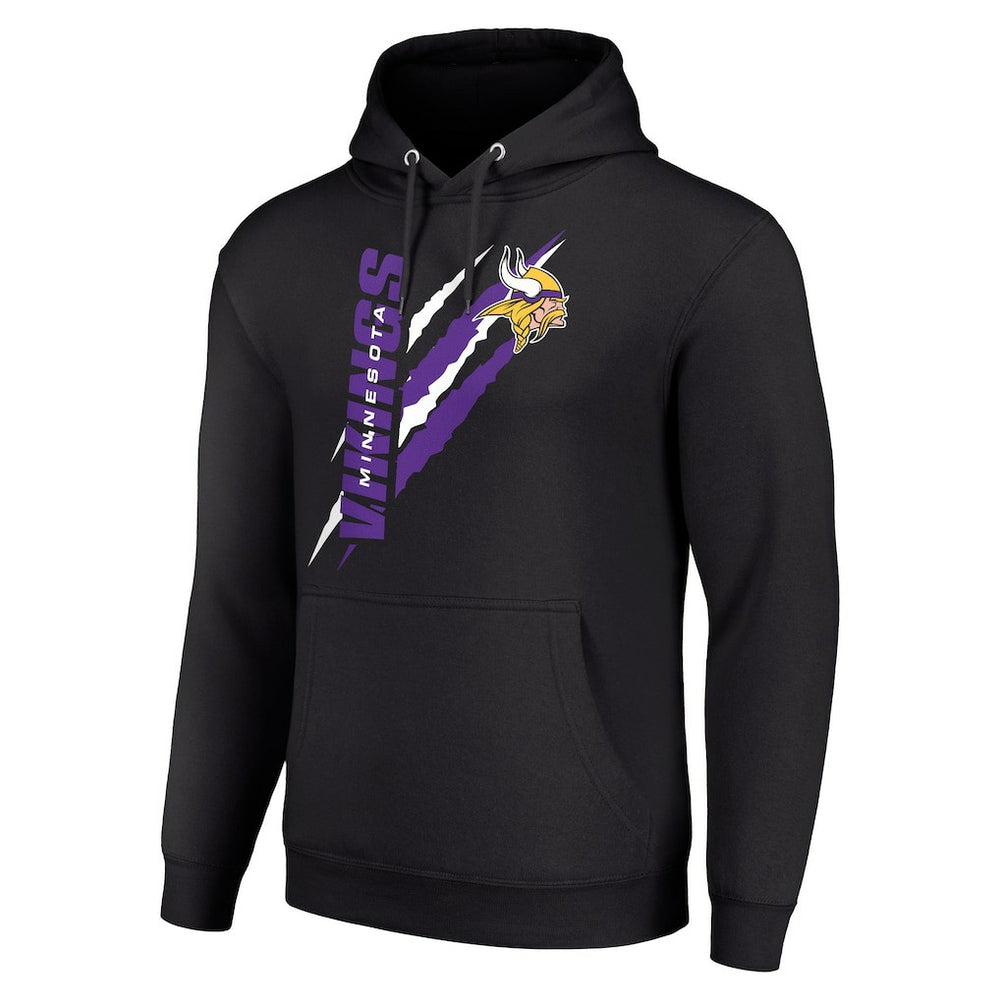 Minnesota Vikings Starter Unisex Color Scratch Fleece Pullover Hoodie | NFL Hot