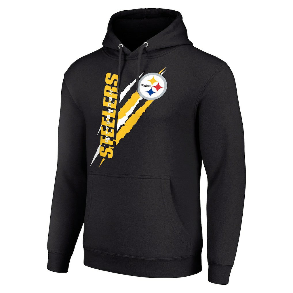 Pittsburgh Steelers Starter Unisex Color Scratch Fleece Pullover Hoodie | NFL Hot