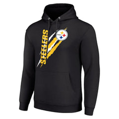 Pittsburgh Steelers Starter Unisex Color Scratch Fleece Pullover Hoodie | NFL Hot