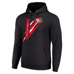 San Francisco 49ers Starter Unisex Color Scratch Fleece Pullover Hoodie | NFL Online