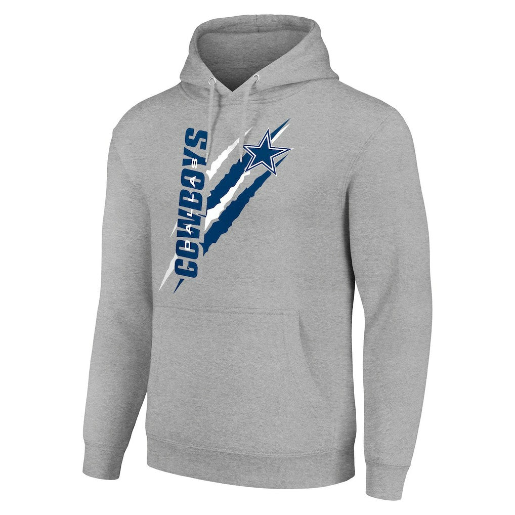 Dallas Cowboys Starter Unisex Color Scratch Fleece Pullover Hoodie | NFL US