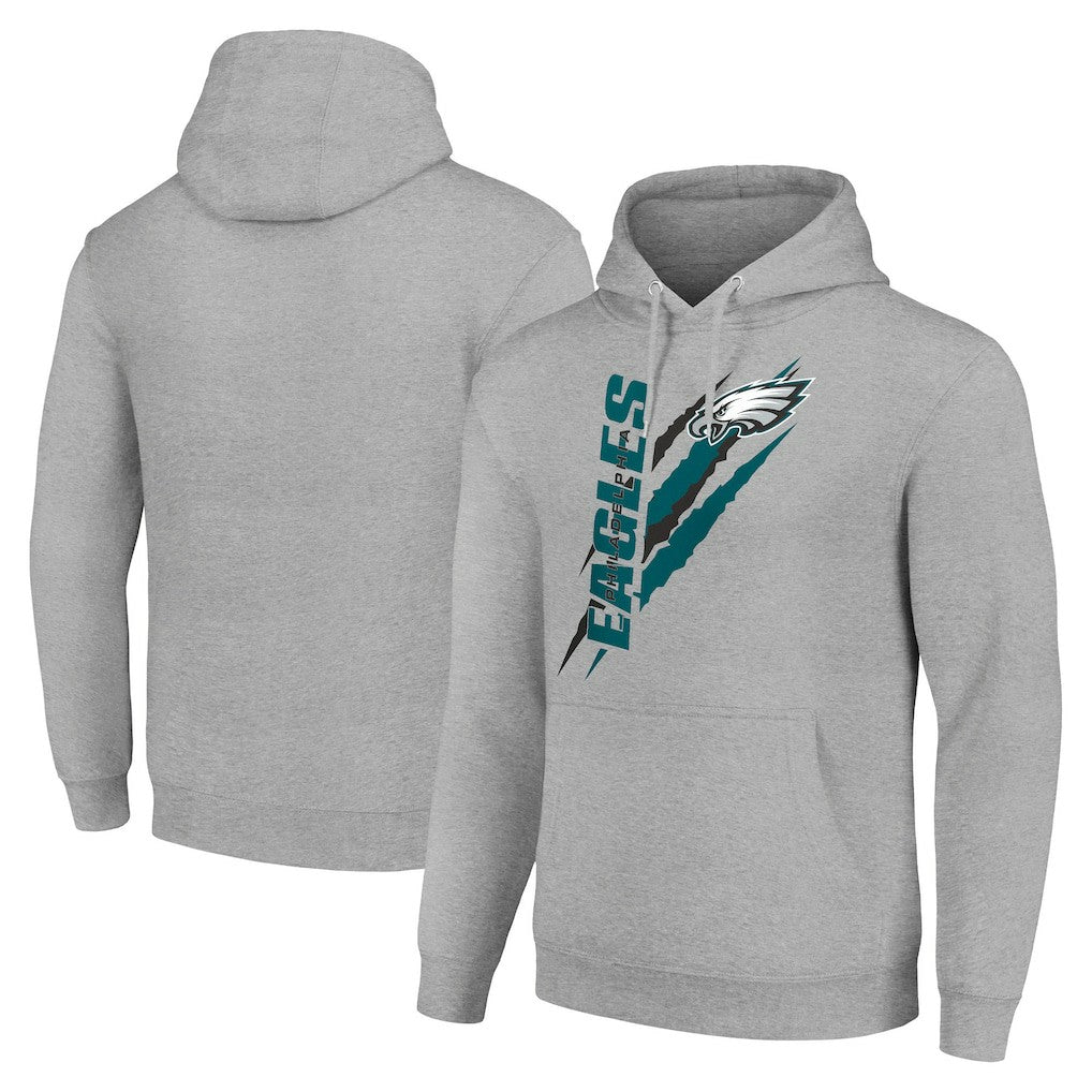 Philadelphia Eagles Starter Unisex Color Scratch Fleece Pullover Hoodie | NFL Discount