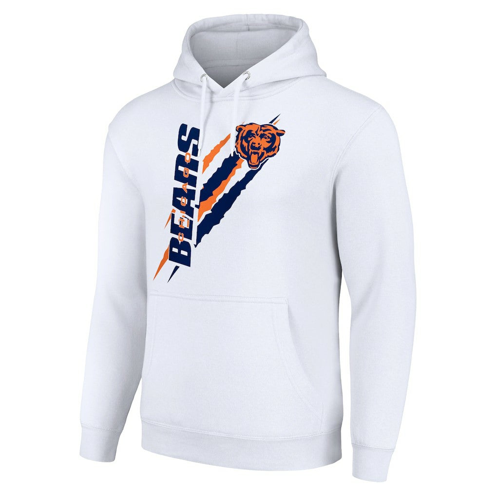 Chicago Bears Starter Unisex Color Scratch Fleece Pullover Hoodie | NFL Outlet