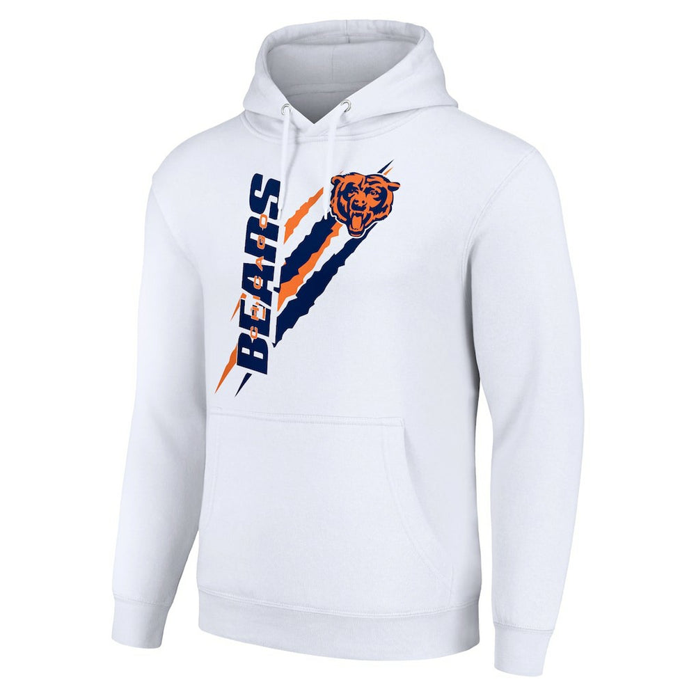 Chicago Bears Starter Unisex Color Scratch Fleece Pullover Hoodie | NFL Outlet