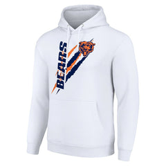 Chicago Bears Starter Unisex Color Scratch Fleece Pullover Hoodie | NFL Outlet