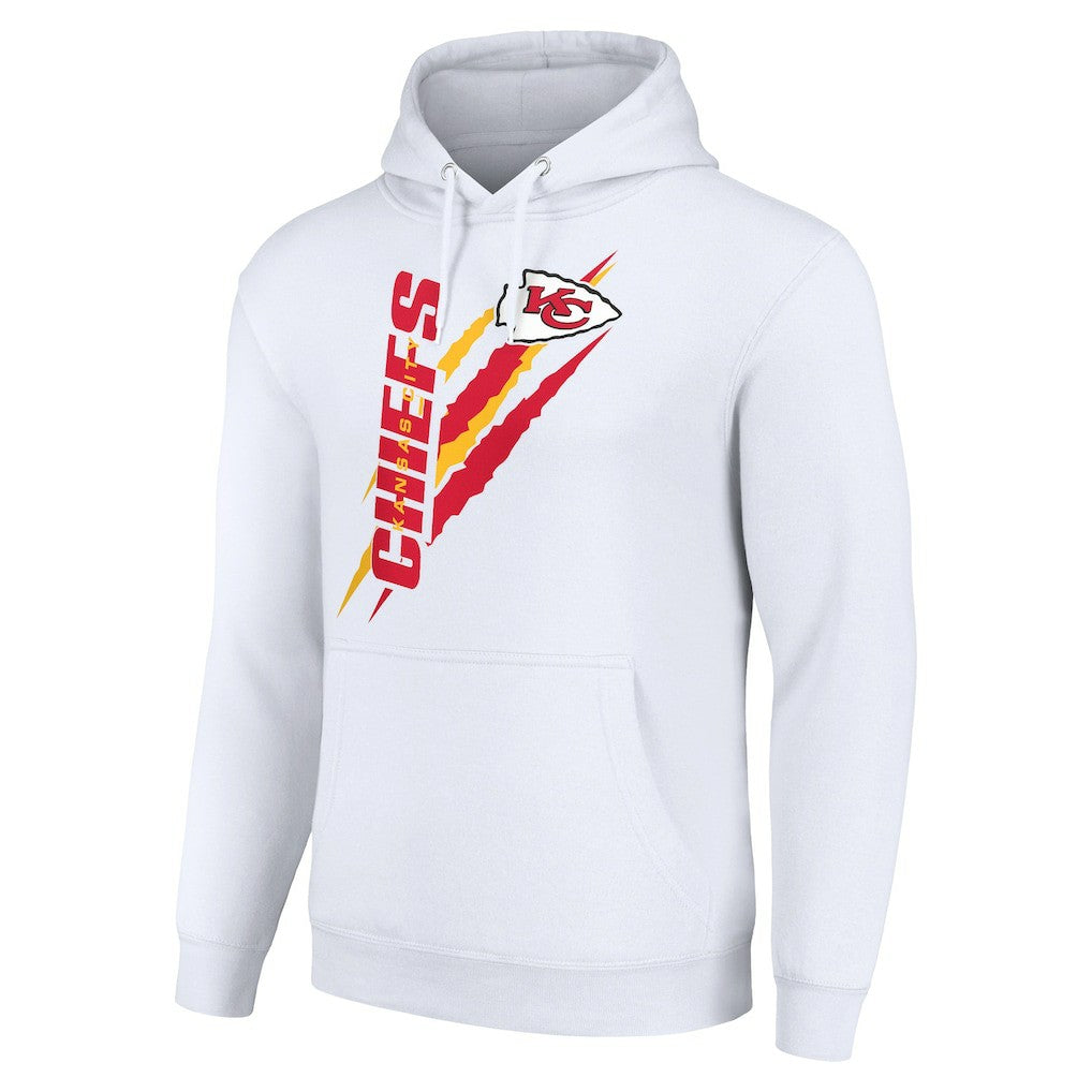 Kansas City Chiefs Starter Unisex Color Scratch Fleece Pullover Hoodie | NFL Sale