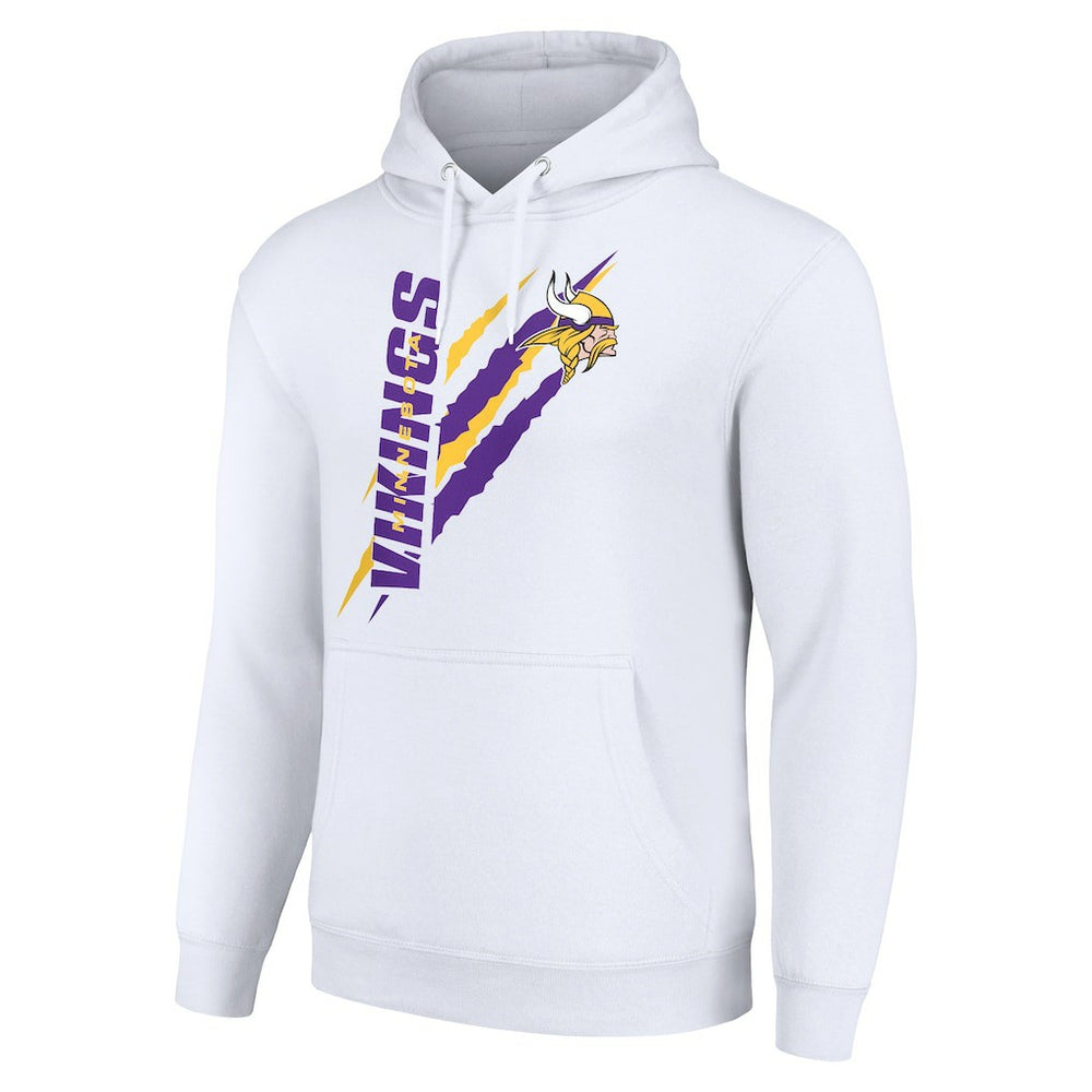 Minnesota Vikings Starter Unisex Color Scratch Fleece Pullover Hoodie | NFL US
