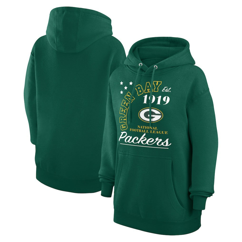 Green Bay Packers Starter Unisex Arch Team Fleece Pullover Hoodie | NFL Discount
