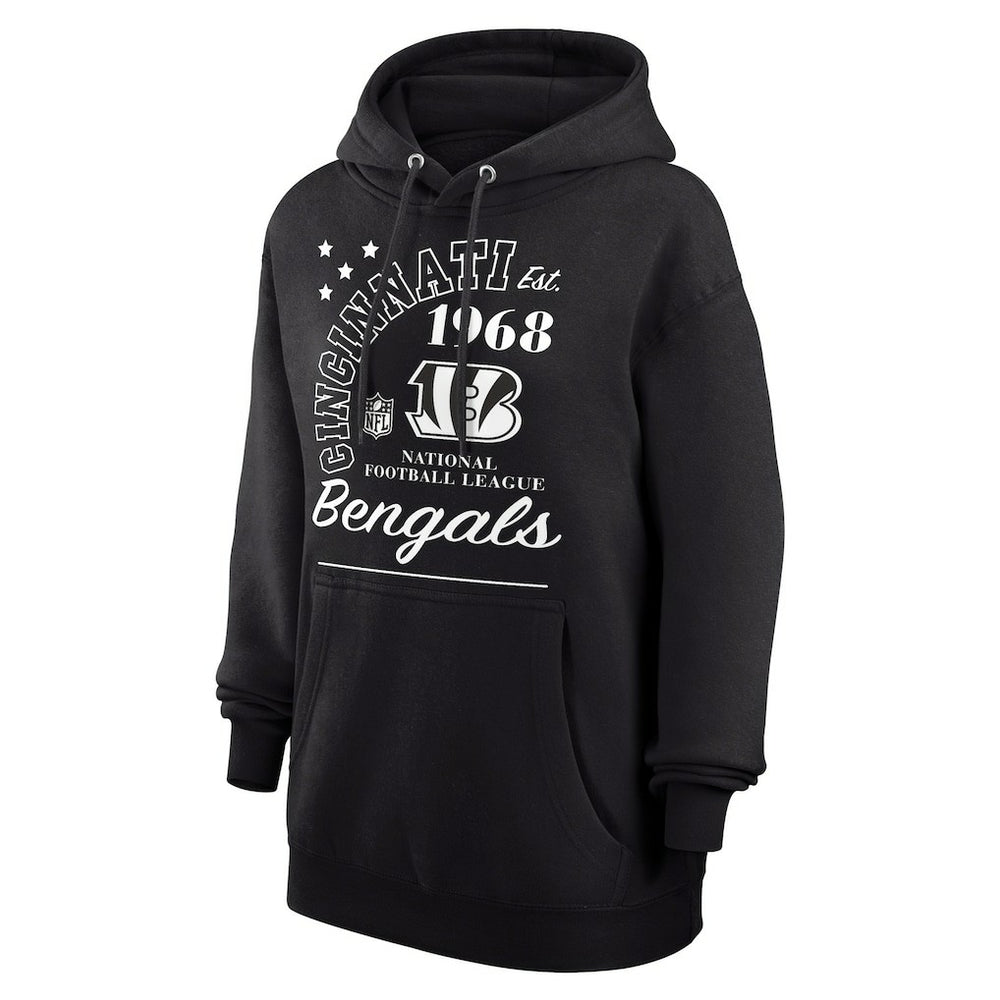 Cincinnati Bengals Starter Unisex Arch Team Fleece Pullover Hoodie | NFL Discount