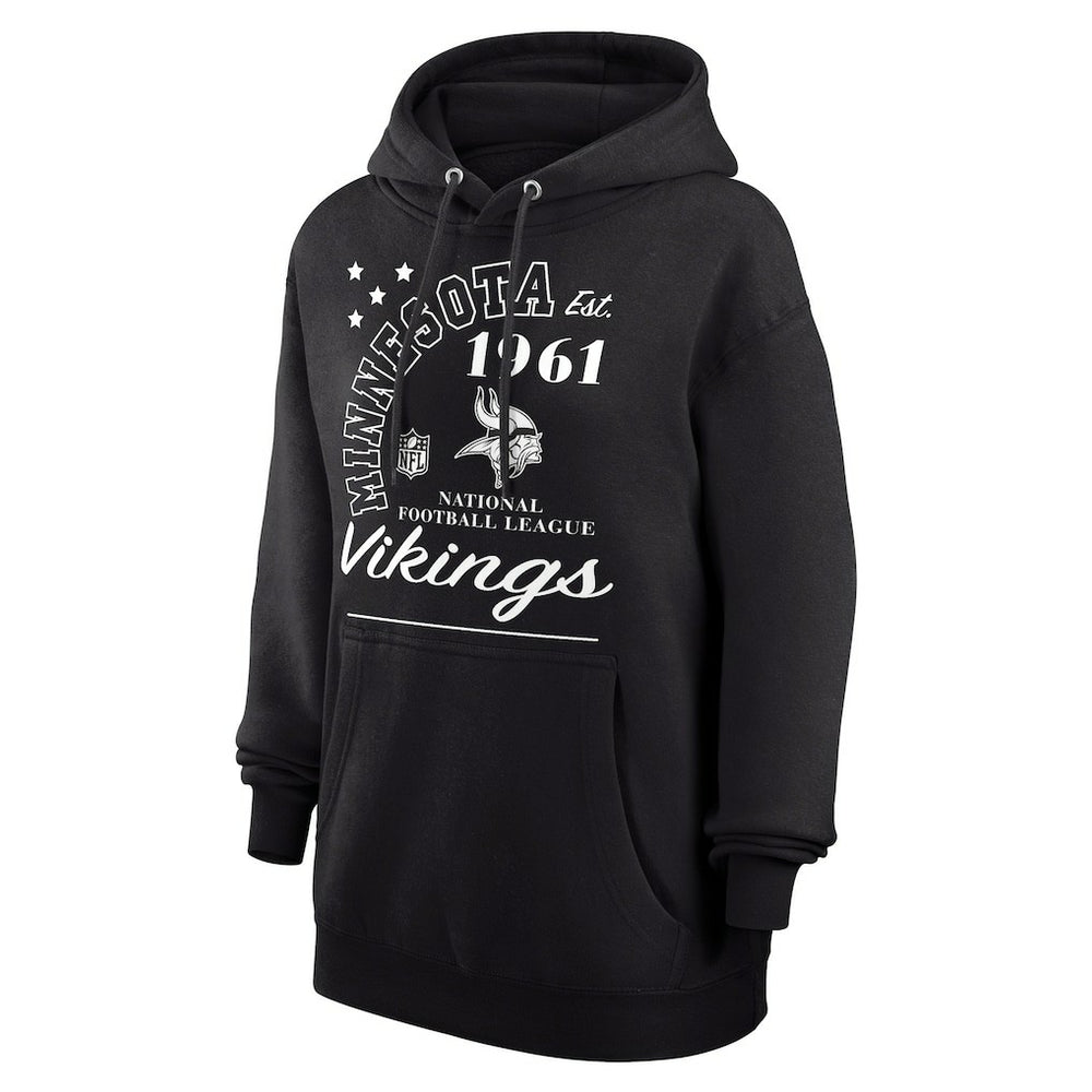 Minnesota Vikings Starter Unisex Arch Team Fleece Pullover Hoodie | NFL Outlet
