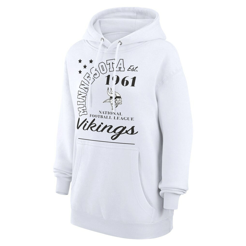 Minnesota Vikings Starter Unisex Arch Team Fleece Pullover Hoodie | NFL Hot