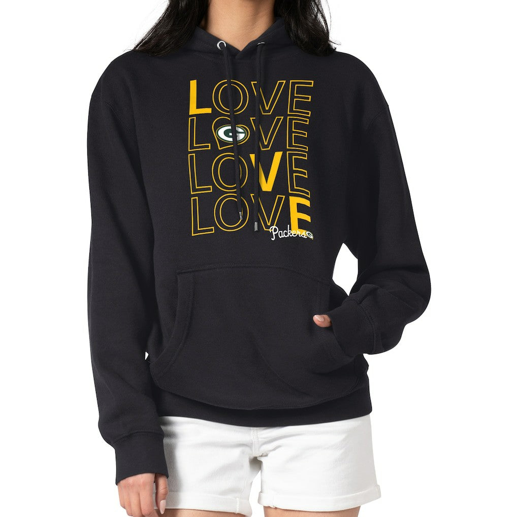 Green Bay Packers G-III 4Her by Carl Banks Women's Love Graphic Pullover Hoodie | NFL On sale