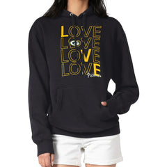 Green Bay Packers G-III 4Her by Carl Banks Women's Love Graphic Pullover Hoodie | NFL On sale