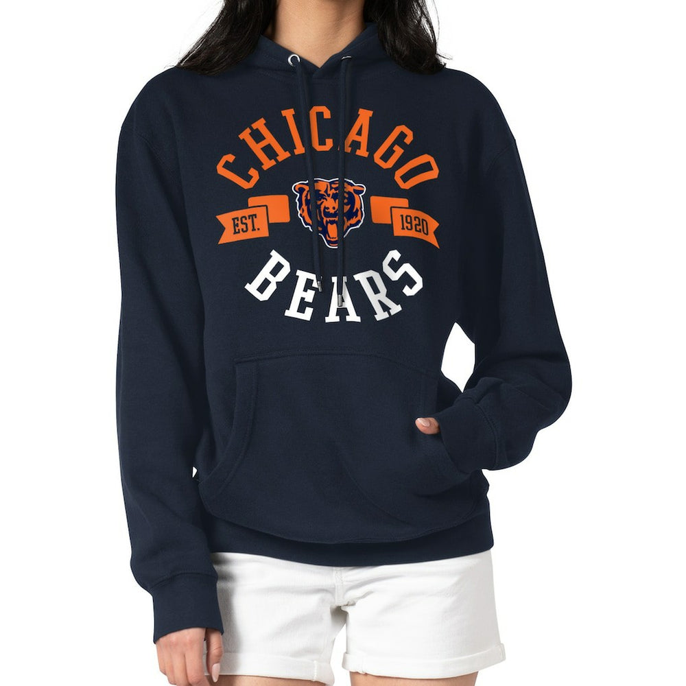 Chicago Bears G-III 4Her by Carl Banks Women's City Graphic Team Fleece Pullover Hoodie | NFL Sale