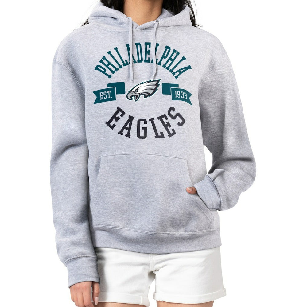 Philadelphia Eagles G-III 4Her by Carl Banks Women's City Graphic Team Fleece Pullover Hoodie | NFL Discount