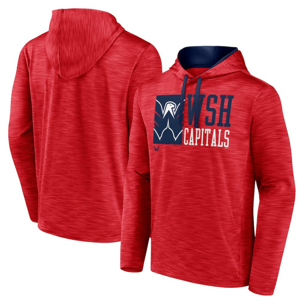 Washington Capitals Fanatics Never Quit Pullover Hoodie -  NHL Hoodies