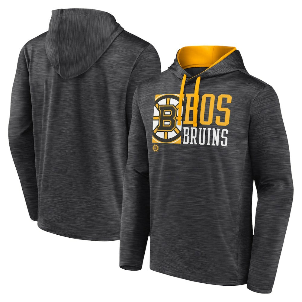 Boston Bruins Fanatics Never Quit Pullover Hoodie -  NHL Hoodies