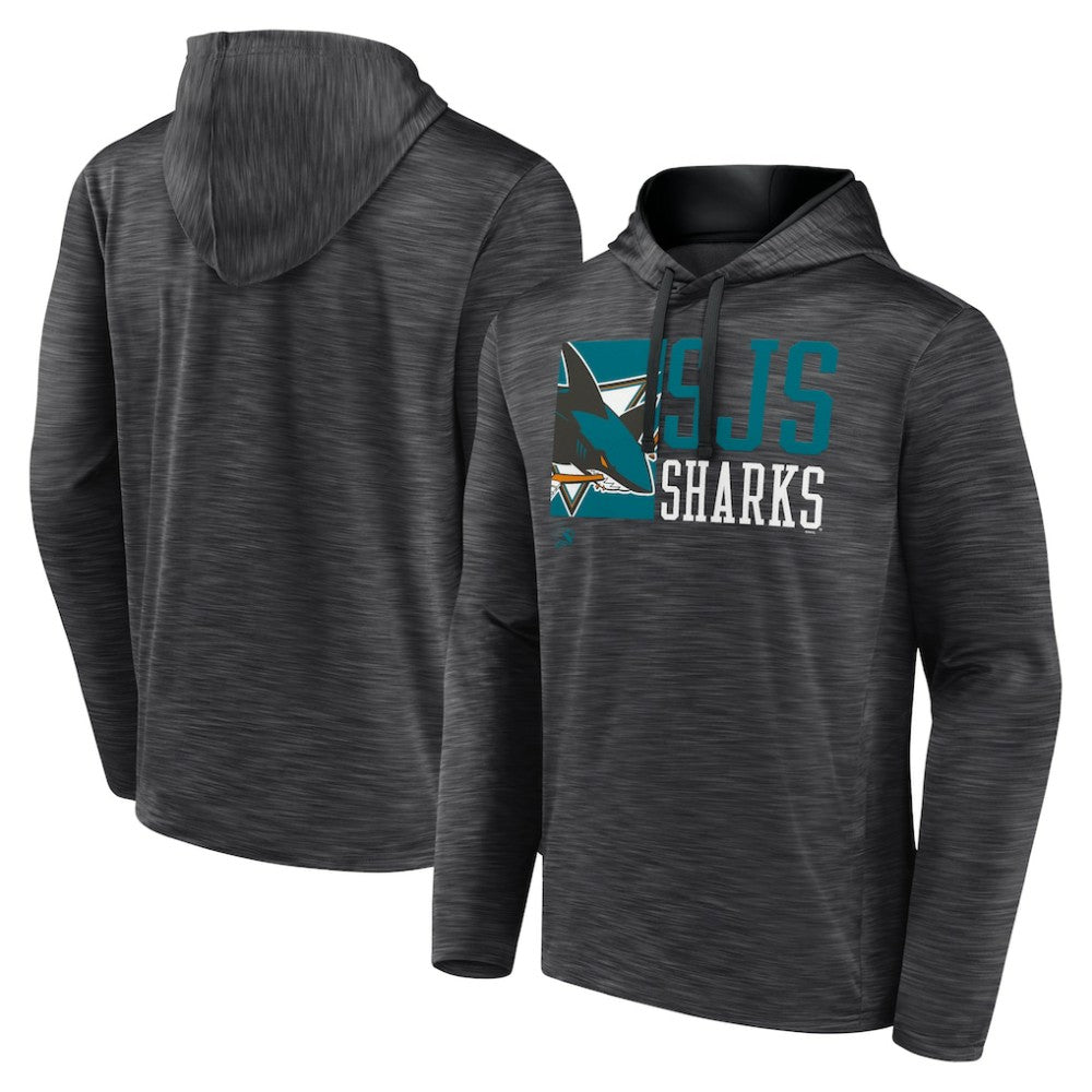 San Jose Sharks Fanatics Never Quit Pullover Hoodie -  NHL Hoodies