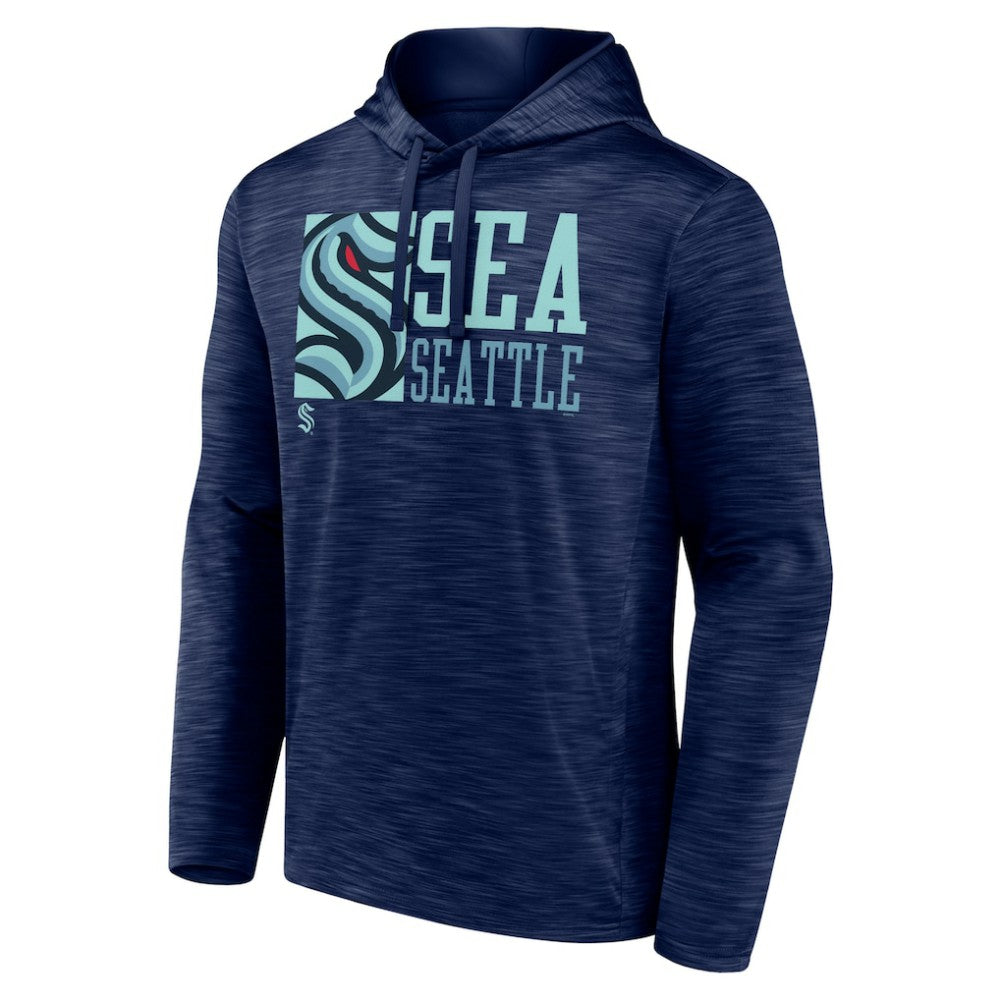 Seattle Kraken Fanatics Never Quit Pullover Hoodie -  NHL Hoodies