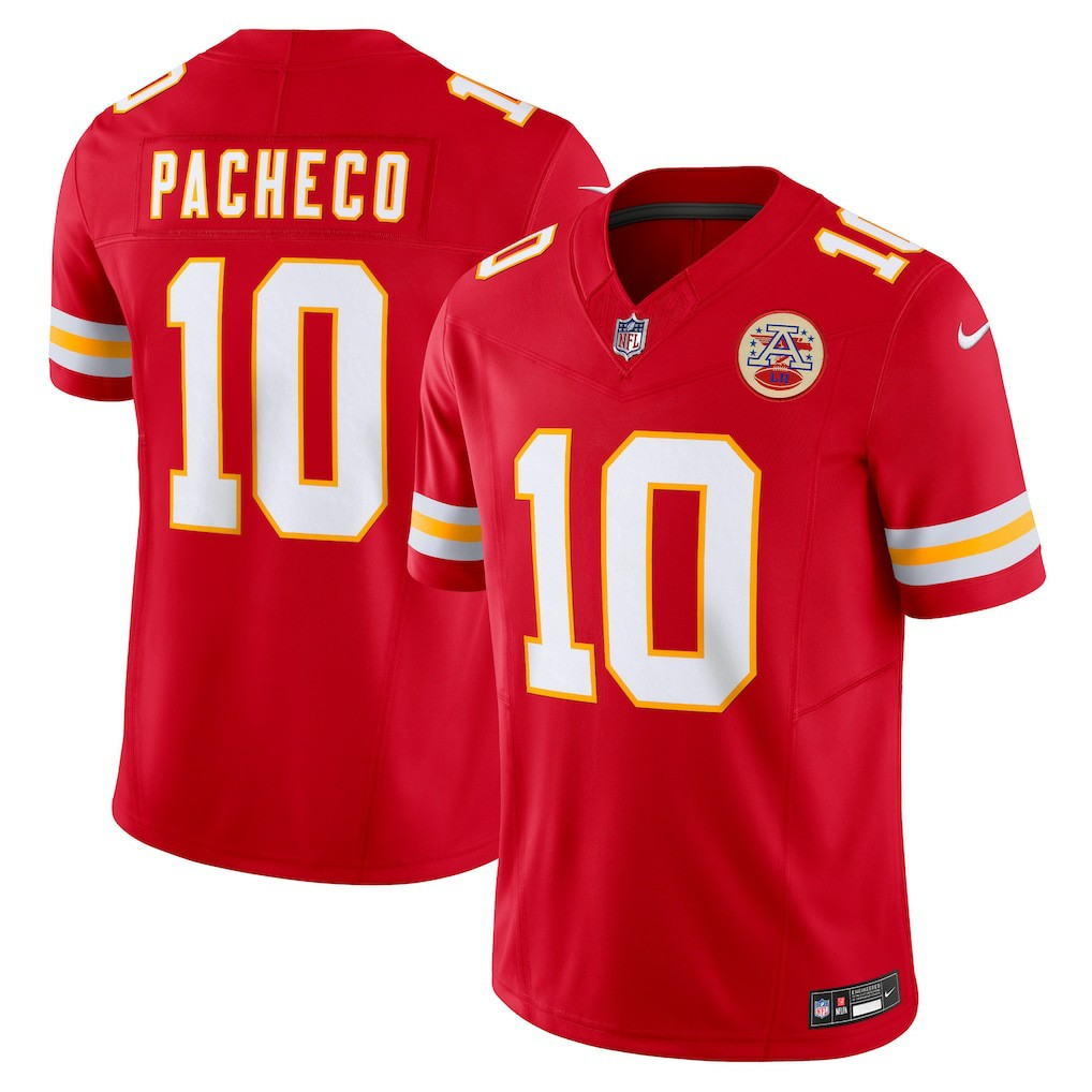 Kansas City Chiefs Isiah Pacheco  Vapor F.U.S.E. Limited Jersey | NFL Hot