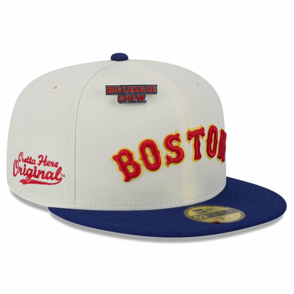 Boston Red Sox New Era Big League Chew Original 59FIFTY Fitted Hat - MLB Hats