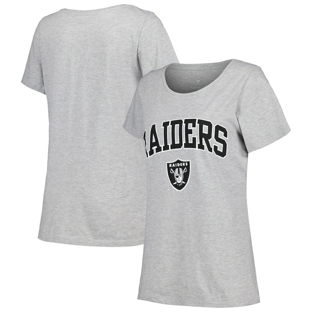 Las Vegas Raiders Women's Plus Size Arch Over Logo T-Shirt | NFL Near me
