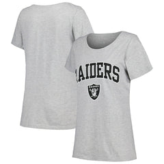 Las Vegas Raiders Women's Plus Size Arch Over Logo T-Shirt | NFL Near me