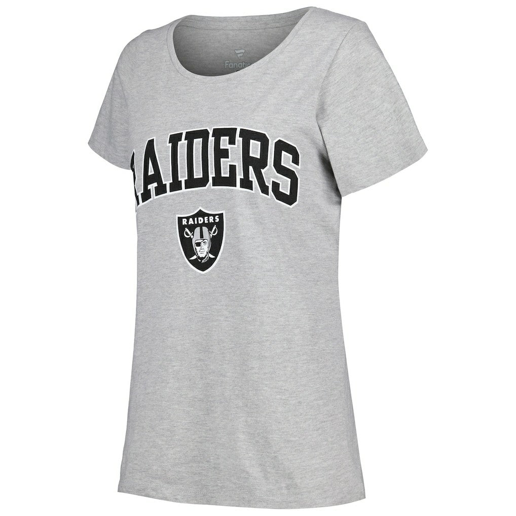 Las Vegas Raiders Women's Plus Size Arch Over Logo T-Shirt | NFL Near me