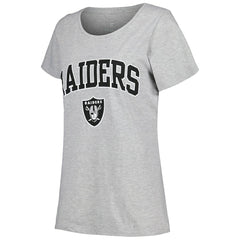 Las Vegas Raiders Women's Plus Size Arch Over Logo T-Shirt | NFL Near me