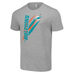 Miami Dolphins Starter Color Scratch T-Shirt | NFL Discount