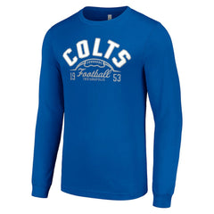 Indianapolis Colts Starter Half Ball Team Long Sleeve T-Shirt | NFL Hot