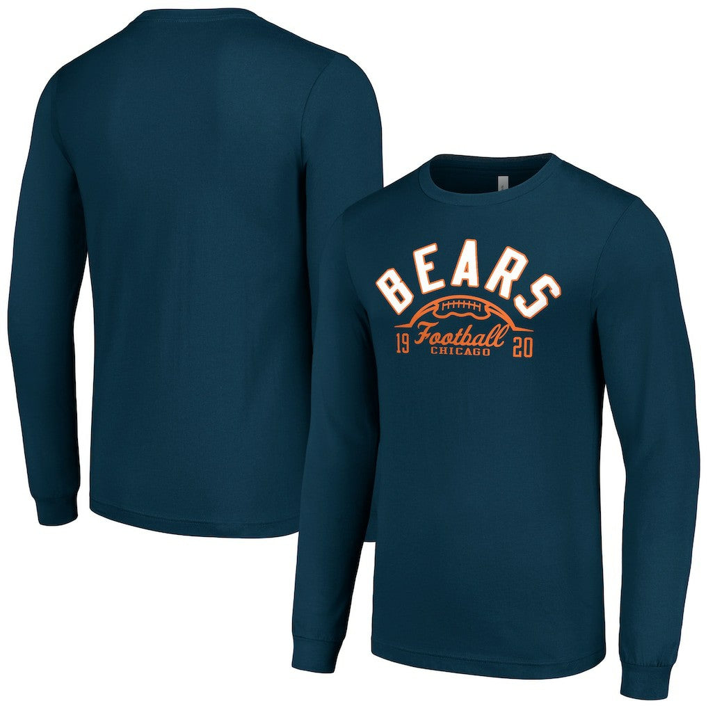 Chicago Bears Starter Half Ball Team Long Sleeve T-Shirt | NFL On sale