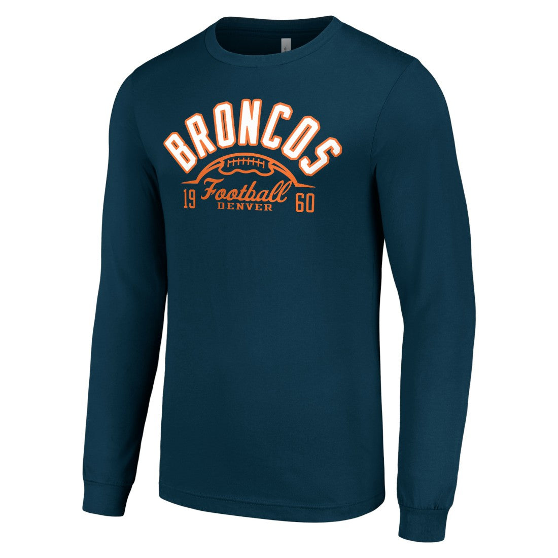 Denver Broncos Starter Half Ball Team Long Sleeve T-Shirt | NFL Sale