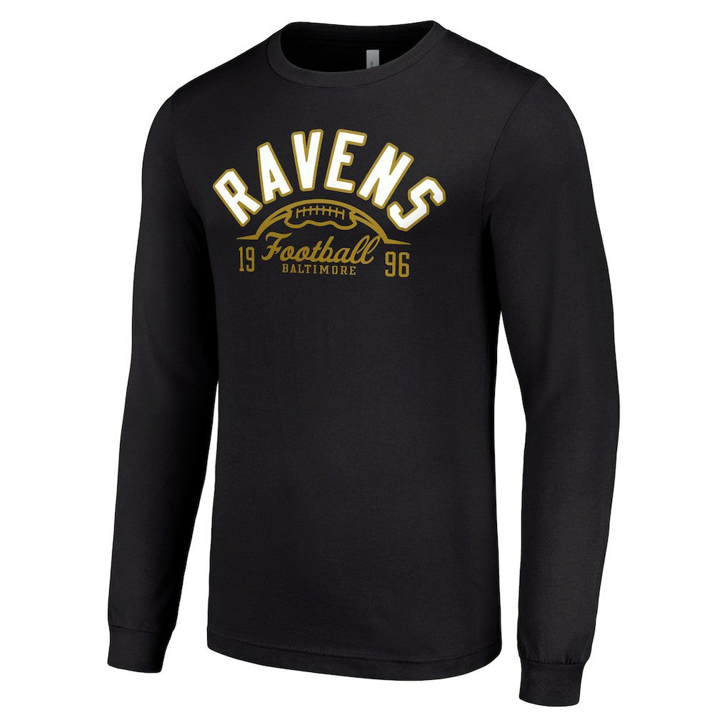 Baltimore Ravens Starter Half Ball Team Long Sleeve T-Shirt | NFL On sale