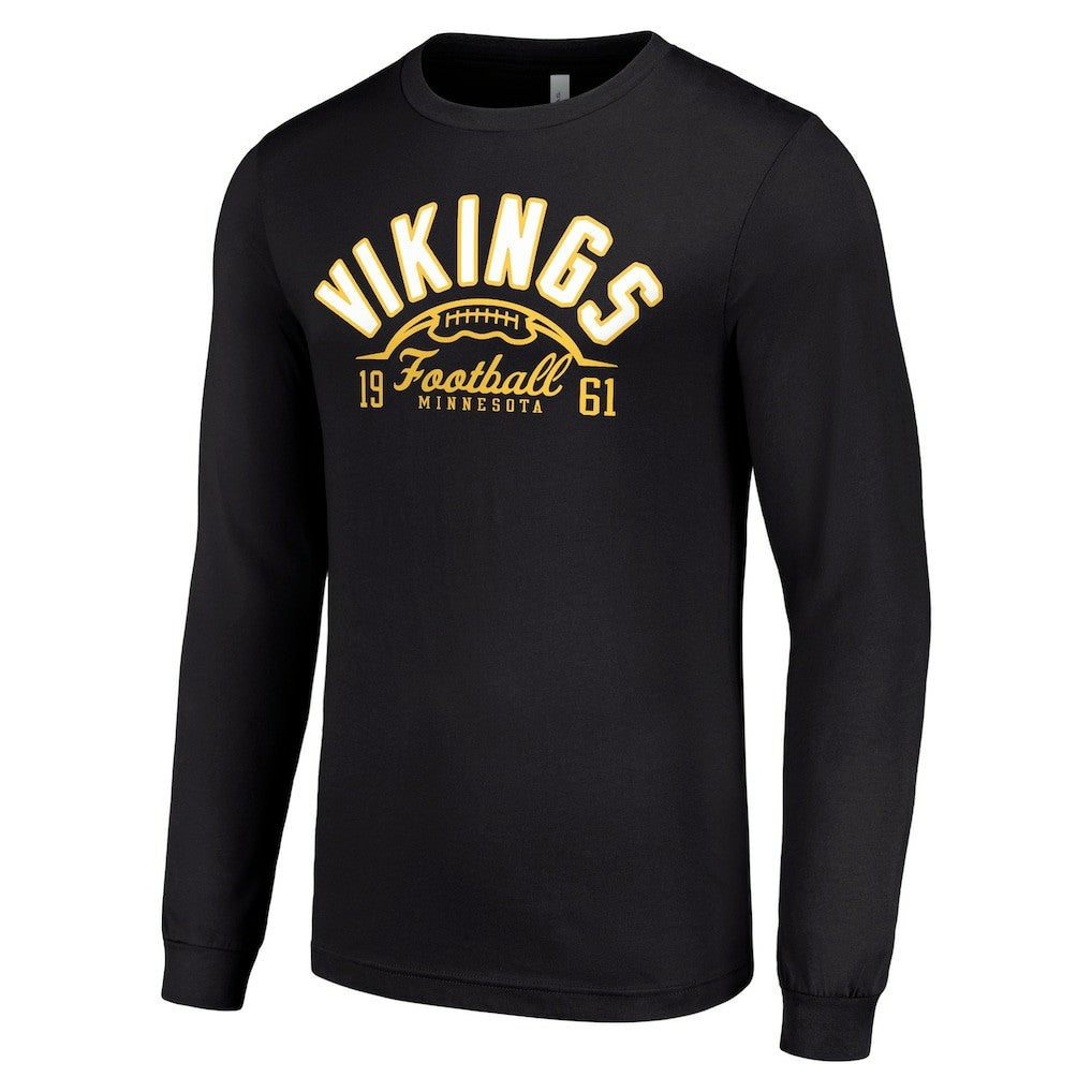 Minnesota Vikings Starter Half Ball Team Long Sleeve T-Shirt | NFL Outlet