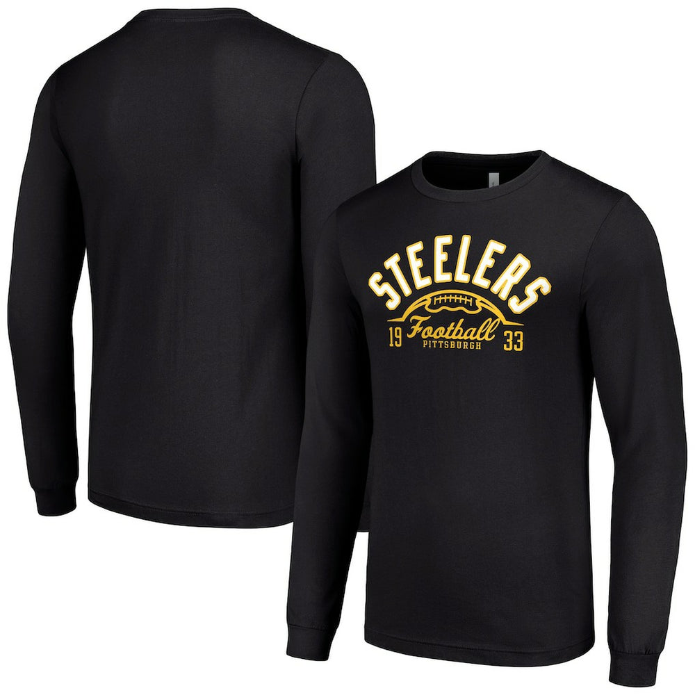 Pittsburgh Steelers Starter Half Ball Team Long Sleeve T-Shirt | NFL Online