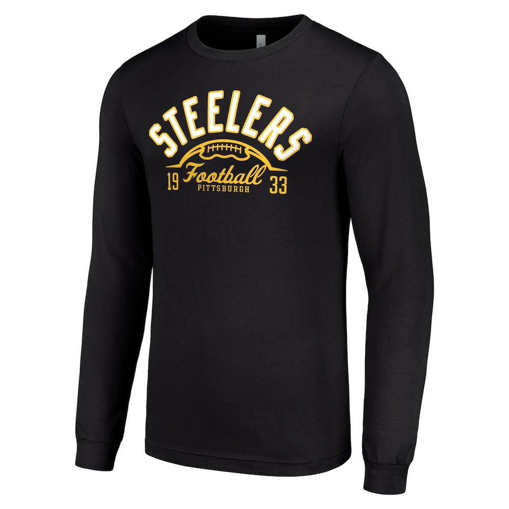 Pittsburgh Steelers Starter Half Ball Team Long Sleeve T-Shirt | NFL Online