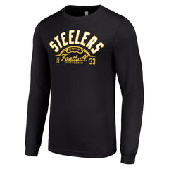 Pittsburgh Steelers Starter Half Ball Team Long Sleeve T-Shirt | NFL Online