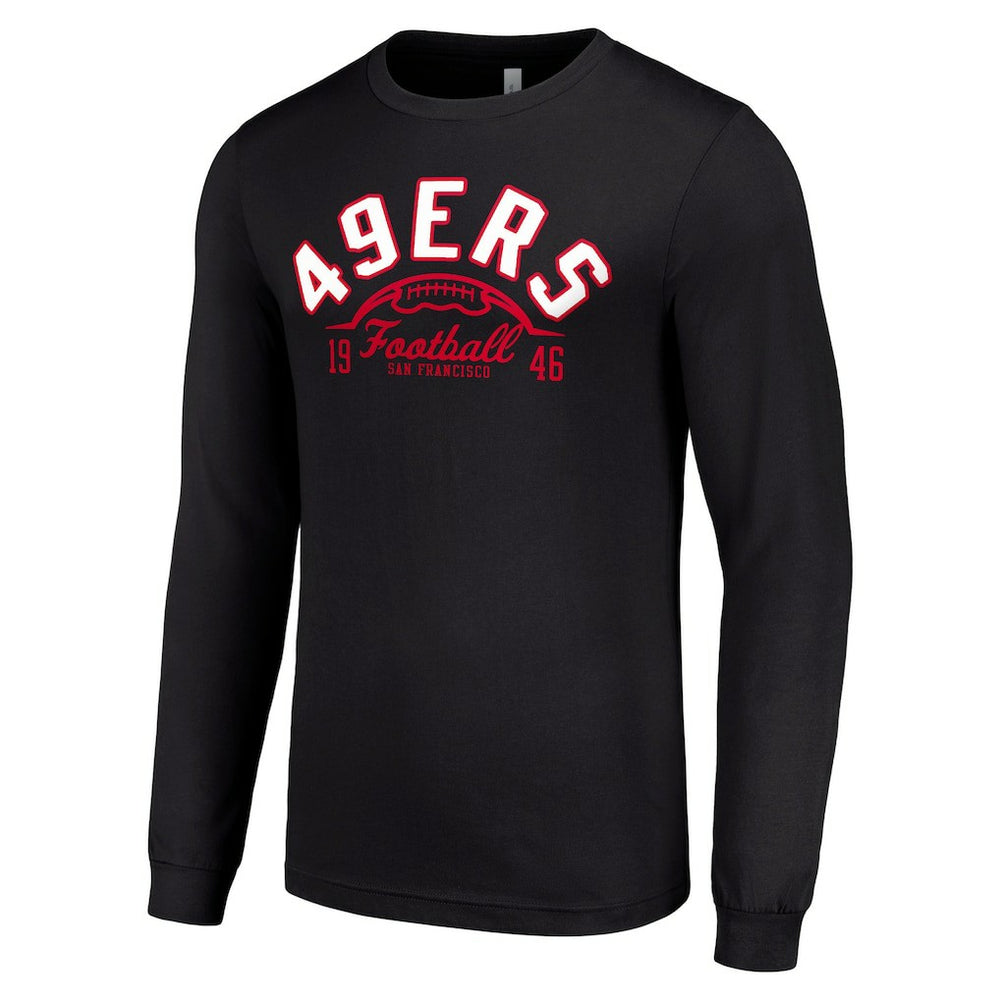 San Francisco 49ers Starter Half Ball Team Long Sleeve T-Shirt | NFL New