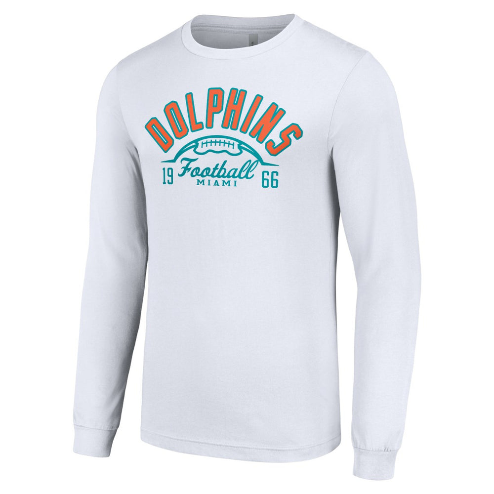 Miami Dolphins Starter Half Ball Team Long Sleeve T-Shirt | NFL US