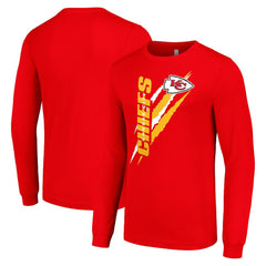 Kansas City Chiefs Starter Color Scratch Long Sleeve T-Shirt | NFL On sale