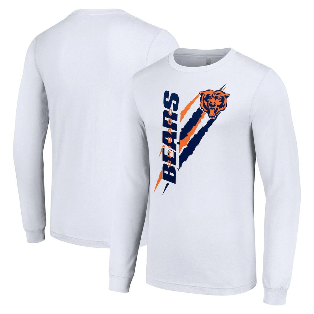 Chicago Bears Starter Color Scratch Long Sleeve T-Shirt | NFL Discount