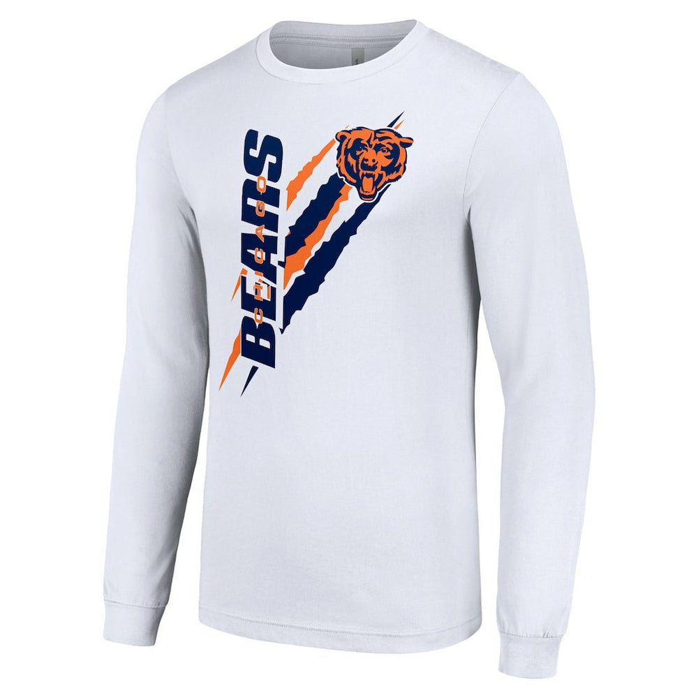 Chicago Bears Starter Color Scratch Long Sleeve T-Shirt | NFL Discount