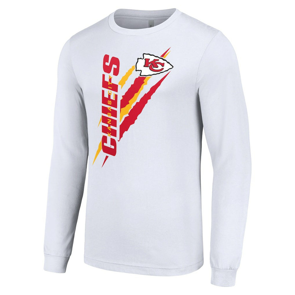Kansas City Chiefs Starter Color Scratch Long Sleeve T-Shirt | NFL Outlet